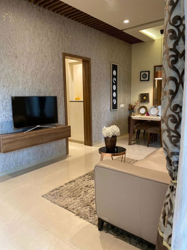 Living Room, arv-new-town 2 Bedroom 680 Sq.Ft. Apartment In Pisoli Pune 10021361