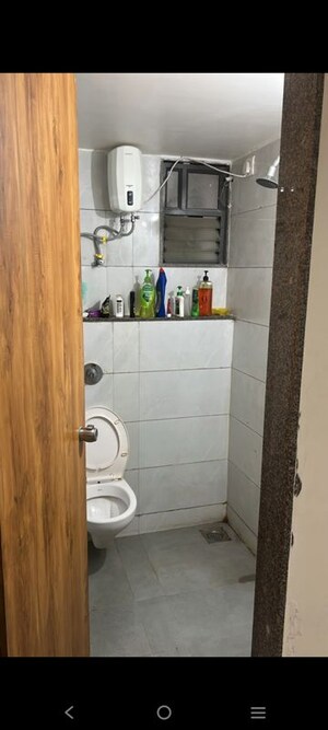 Bathroom in 3 BHK Apartment at Shilp Ananta, Shela – for Rent