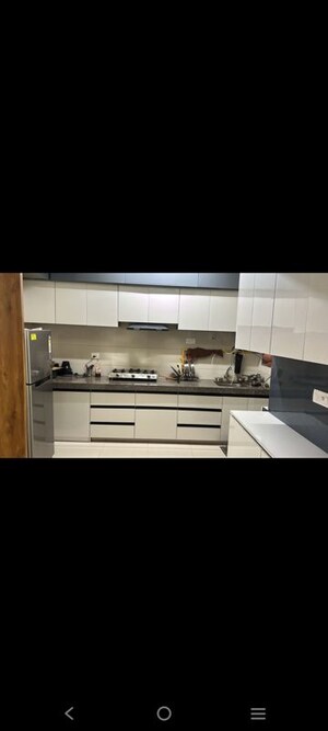 Kitchen in 3 BHK Apartment at Shilp Ananta, Shela – for Rent