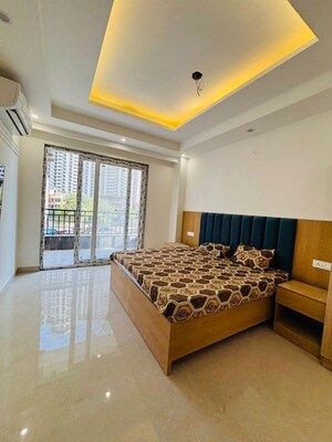Bedroom in 1 BHK Builder Floor at Sector 57 – for Rent