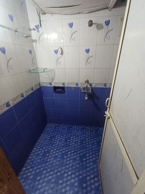 Bathroom in 2 BHK Apartment at Sai Baba Vihar Complex, Ghodbunder Road – for Rent