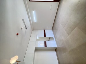 Staircase in 2 BHK Apartment at Bhartiya Nikoo Homes Phase 2, Thanisandra Main Road – for Rent