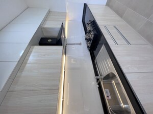 Staircase in 2 BHK Apartment at Bhartiya Nikoo Homes Phase 2, Thanisandra Main Road – for Rent