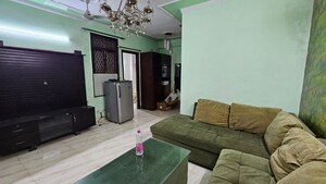 Living Room in 2 BHK Builder Floor at Freedom Fighters Enclave – for Rent