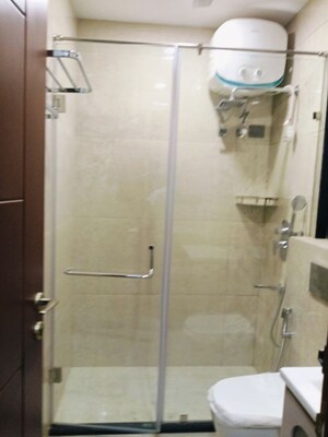 Bathroom in 3 BHK Builder Floor at Chittaranjan Park – for Rent