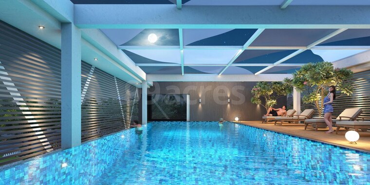 Swimming Pool, sankla-east-world 2 Bedroom 723 Sq.Ft. Apartment In Shewalwadi Pune 10188296