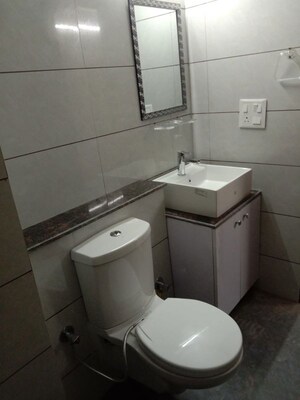 Bathroom in 3 BHK Apartment at Skylar Homes, Patiala Road – for Rent