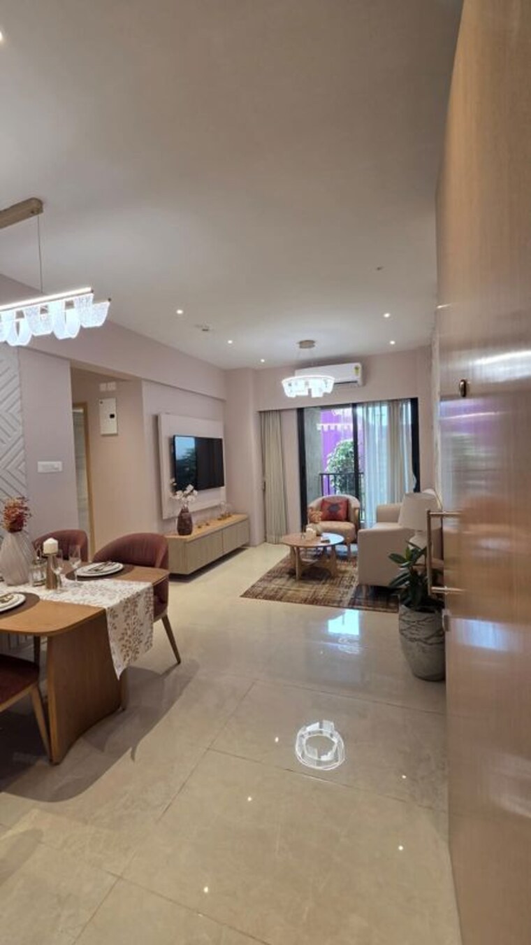 Living Room, birla-evam 2 Bedroom 707 Sq.Ft. Apartment In Manjri Budruk Pune 10188494