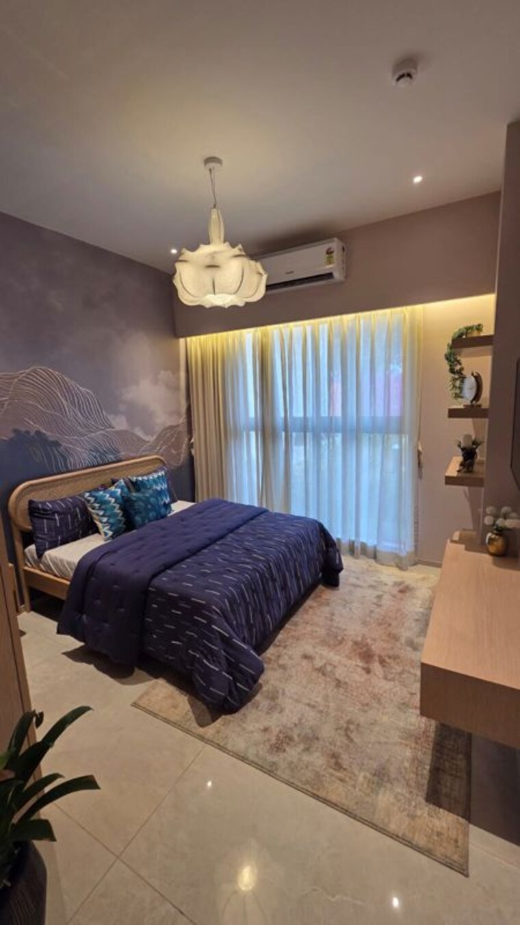 Bedroom, birla-evam 3 Bedroom 957 Sq.Ft. Apartment In Manjri Budruk Pune 10188636