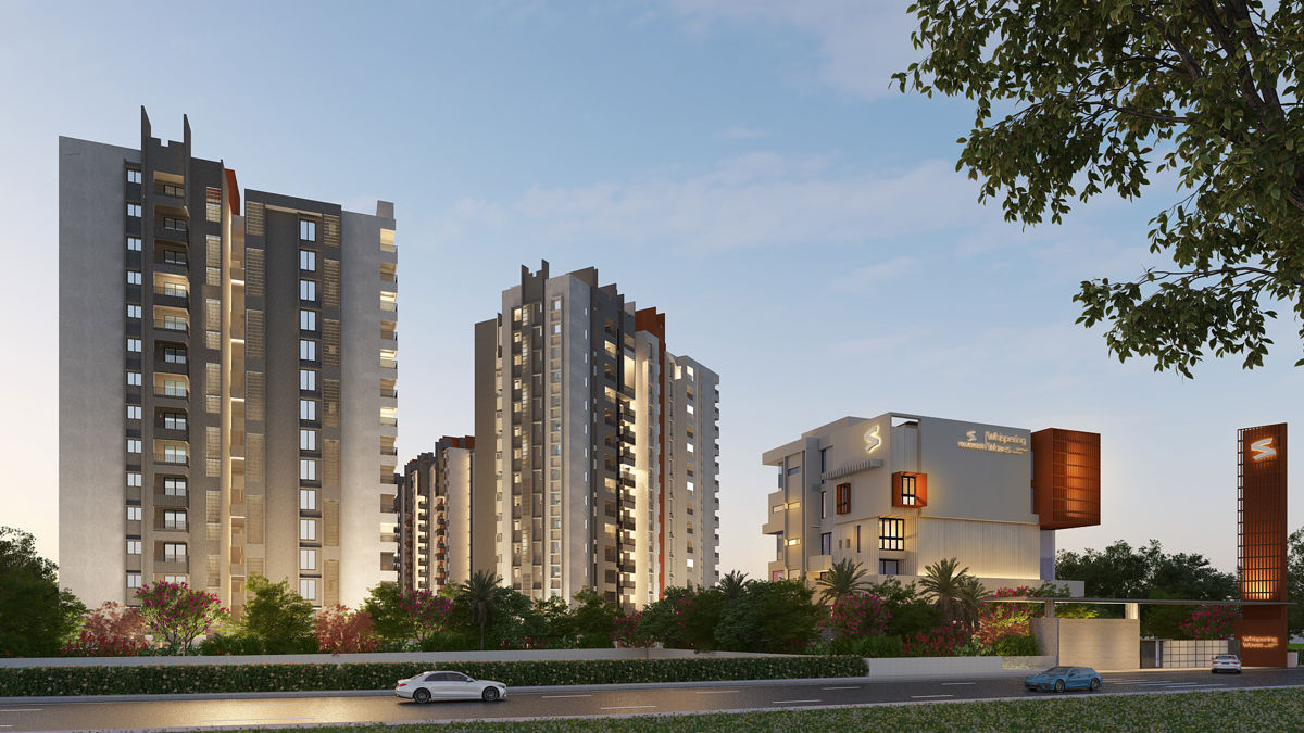 2 BHK 1348 Sq.Ft. Apartment in Suraksha Whispering Waves