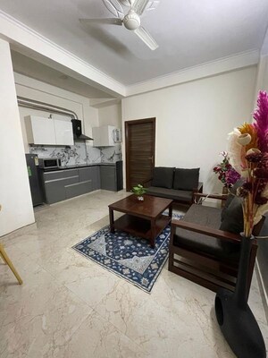 Living Room in 2 BHK Apartment at Unitech Uniworld Gardens 2, Sector 47 – for Rent