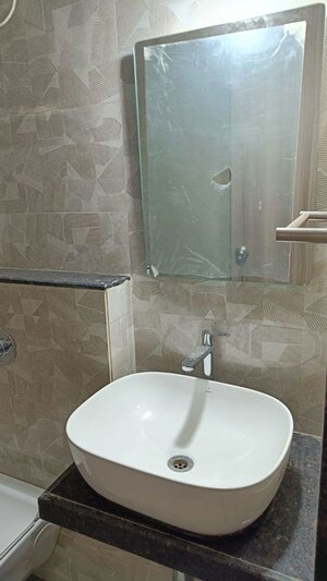 Bathroom in 2 BHK Apartment at Ashar Axis, Majiwada – for Rent