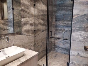 Bathroom in 4 BHK Builder Floor at MM Residency Gurgaon, Sector 7 – for Sale
