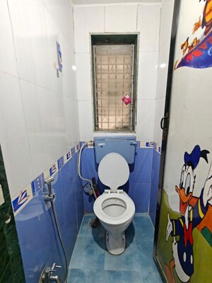 Bathroom in 1 BHK Apartment at Tulsidham Complex, Kapur Bawdi – for Rent