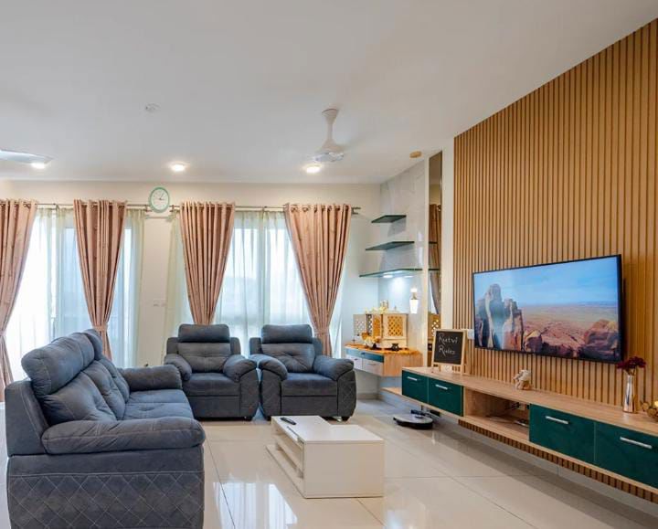 3 BHK + Store Room 1150 Sq.Ft. Apartment in Rustomjee Azziano Wing E