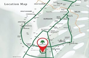  Plot – Map Location View at BPTP Astaire Gardens, Sector 70a - for Sale