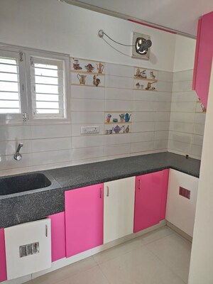Kitchen in 1 BHK Builder Floor at Yeshwanthpur – for Rent