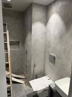 Bathroom in 4 BHK Apartment at Lodha World View, Worli – for Rent