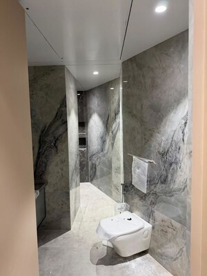 Bathroom in 4 BHK Apartment at Lodha World View, Worli – for Rent