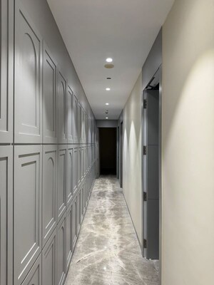 Building Lobby in 4 BHK Apartment at Lodha World View, Worli – for Rent