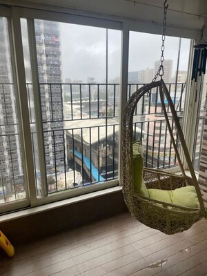 Balcony in 3 BHK Apartment at La Serena, Andheri West – for Sale