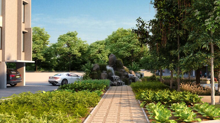 Garden, suraksha-whispering-waves 3 Bedroom 1850 Sq.Ft. Apartment In Begur Bangalore 10510117