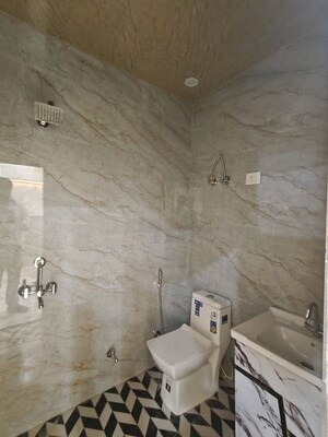 Bathroom in 4 BHK Builder Floor at Indrapuram – for Sale
