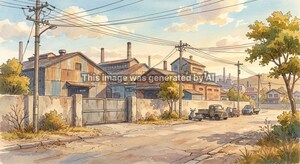  Industrial Plot – Exterior View View at Sangasar - for Sale