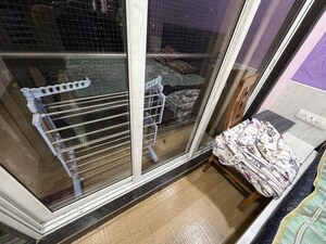 Balcony in 2 BHK Apartment at Vasant Vihar – for Rent