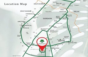  Plot – Map Location View at BPTP Astaire Gardens, Sector 70a - for Sale