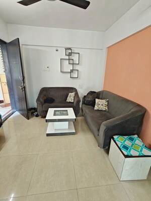 Living Room in 1 BHK Apartment at Sai Shrishti Angan – for Rent
