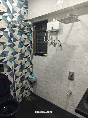 Bathroom in 1 BHK Apartment at Silicon Enclave, Chembur – for Rent