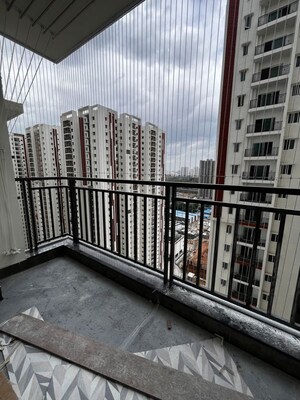 Balcony in 2.5 BHK Apartment at Aparna Zenon, Puppalaguda – for Rent