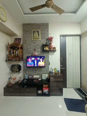 Living Room in 1 BHK Apartment at Accel  Belvedere, Bhandup West – for Sale