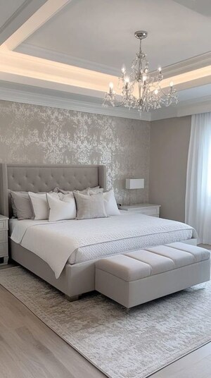 Bedroom in 3 BHK Builder Floor at Chittaranjan Park – for Rent