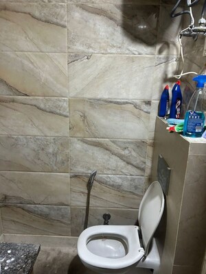 Bathroom in 1 BHK Builder Floor at Indrapuram – for Rent