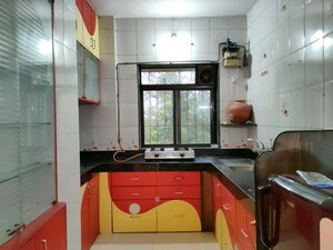 Kitchen in 2 BHK Apartment at New Brahmand Phase 7 CHS, Brahmand – for Rent