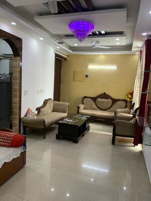 Living Room in 2 BHK Apartment at Amrapali Eden Park, Sector 50 – for Rent