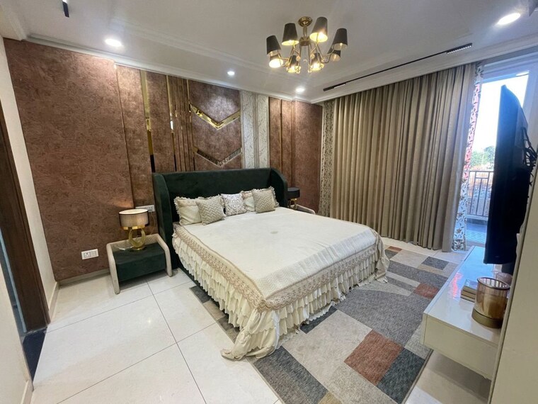 Bedroom, the-suman-marvelous 3 Bedroom 1750 Sq.Ft. Apartment In Ramgarh Bhudda Zirakpur 10511100