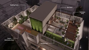 Team Area in 1 BHK Apartment at Aventus Erica, Vile Parle East – for Sale