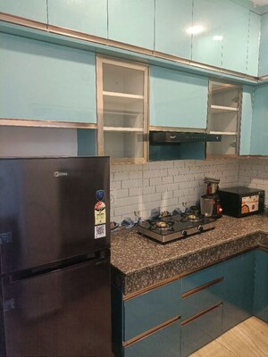 Kitchen in 2 BHK Apartment at Unitech Habitat, Pi Greater Noida – for Rent