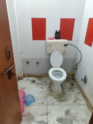 Bathroom in 1 BHK Builder Floor at Beta I Greater Noida – for Rent