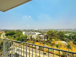 Balcony in 3 BHK Apartment at Godrej Aqua, International Airport Road – for Rent