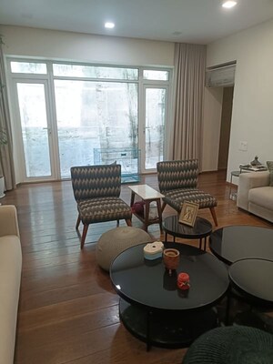 Living Room in 4 BHK Apartment at Cuffe Parade – for Sale
