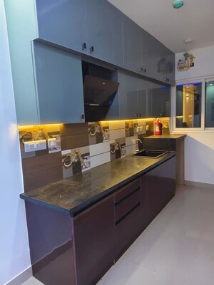 Kitchen in 3 BHK Apartment at Brigade El Dorado, Bagaluru – for Rent