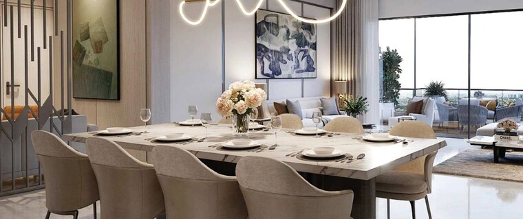 Living Room, whiteland-the-aspen 3 Bedroom 2290 Sq.Ft. Apartment In Sector 76 Gurgaon 10511460