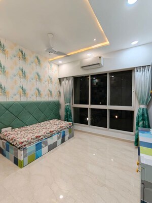 Bedroom in 3 BHK Apartment at Nahar Barberry Bryony, Chandivali – for Rent