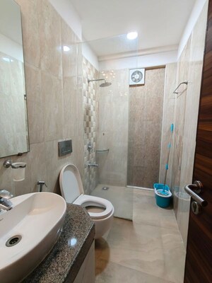 Bathroom in 3 BHK Apartment at Nahar Barberry Bryony, Chandivali – for Rent