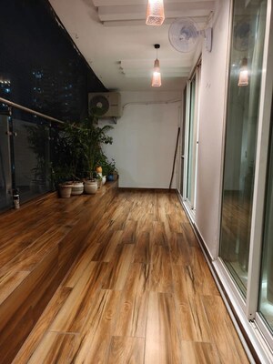 Balcony in 3 BHK Apartment at Nahar Barberry Bryony, Chandivali – for Rent