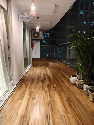 Balcony in 3 BHK Apartment at Nahar Barberry Bryony, Chandivali – for Rent